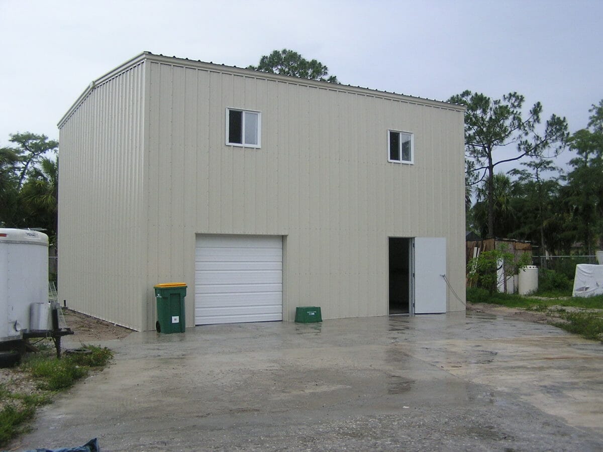 Metal and Living Space in Naples, FL MBMI Metal Buildings