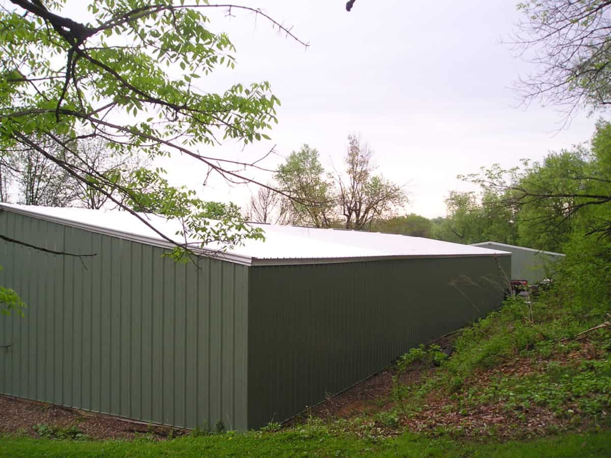 Steel Storage Building in Loyalhanna, PA MBMI Metal Buildings