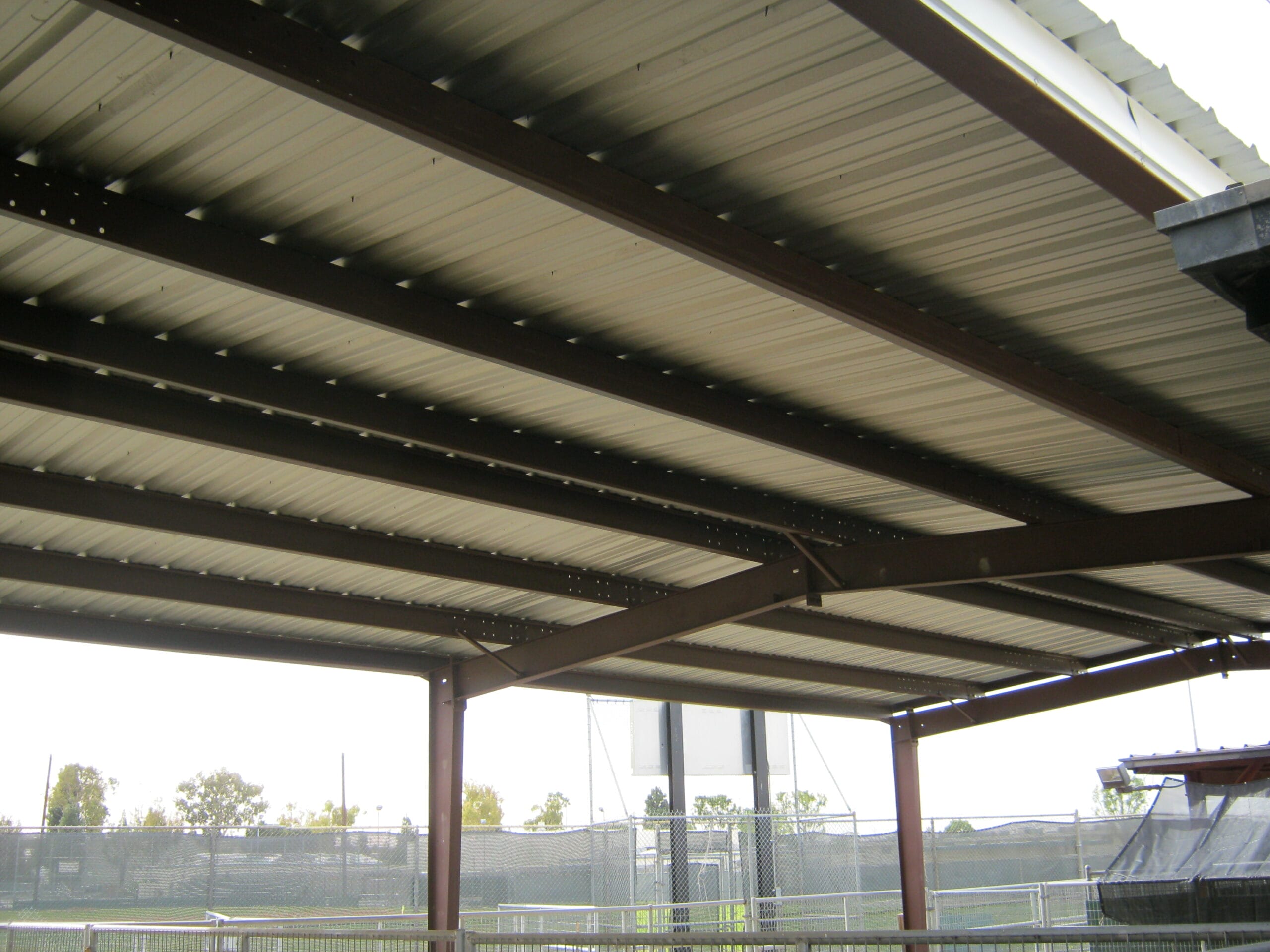 Steel Agricultural building In Fullerton, CA MBMI Metal Buildings