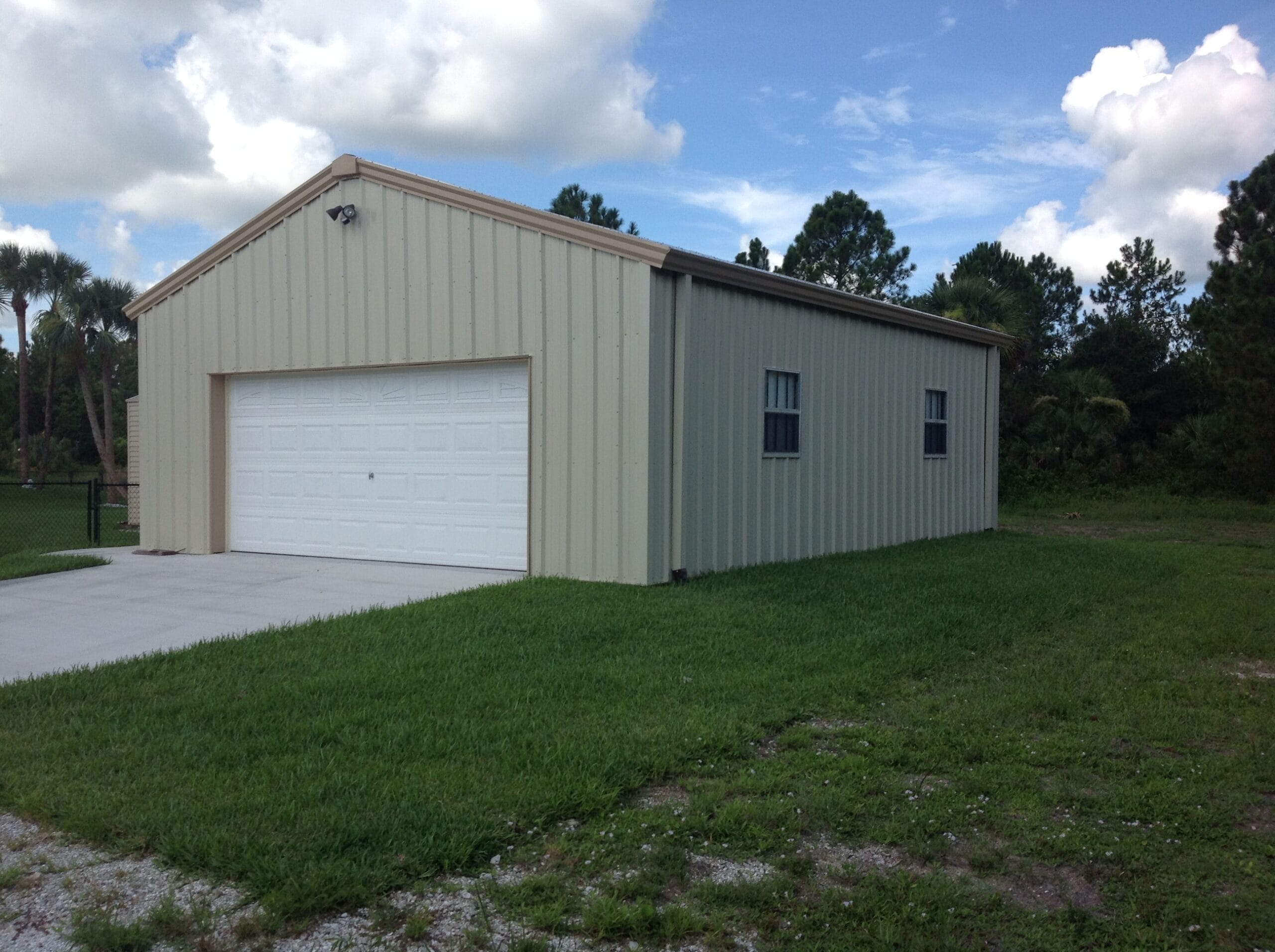 Garage and in Naples, FL MBMI Metal Buildings