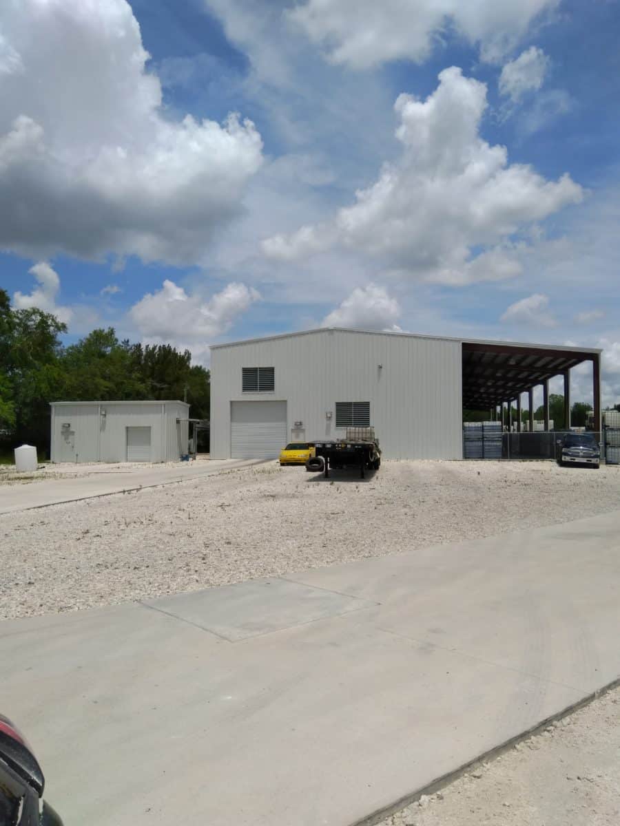 Cemex Industrial Building In Brooksville, FL MBMI Metal Buildings