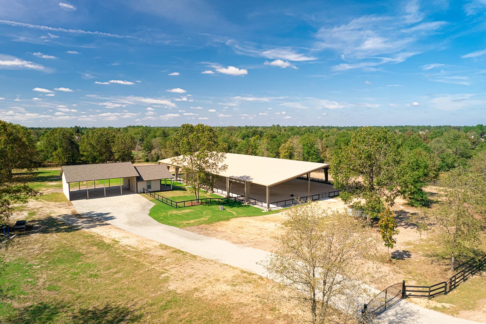 Large Riding Arena in Aiken, SC MBMI Metal Buildings