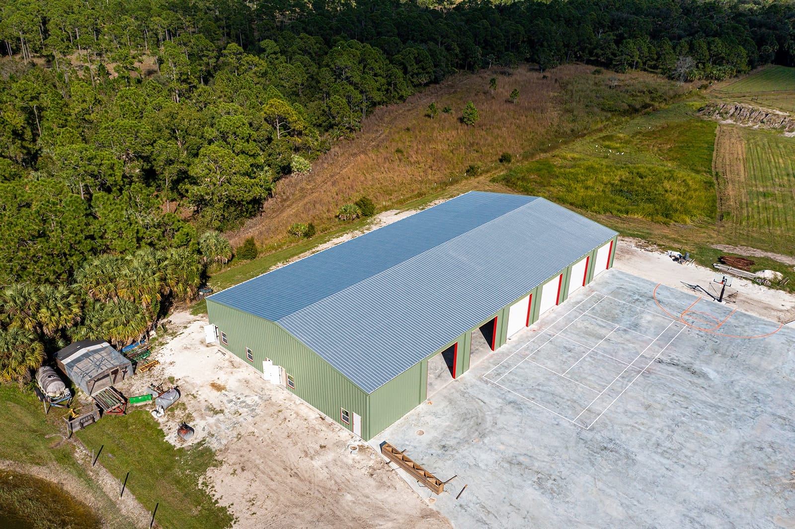 Commercial Shop in Okeechobee, FL MBMI Metal Buildings
