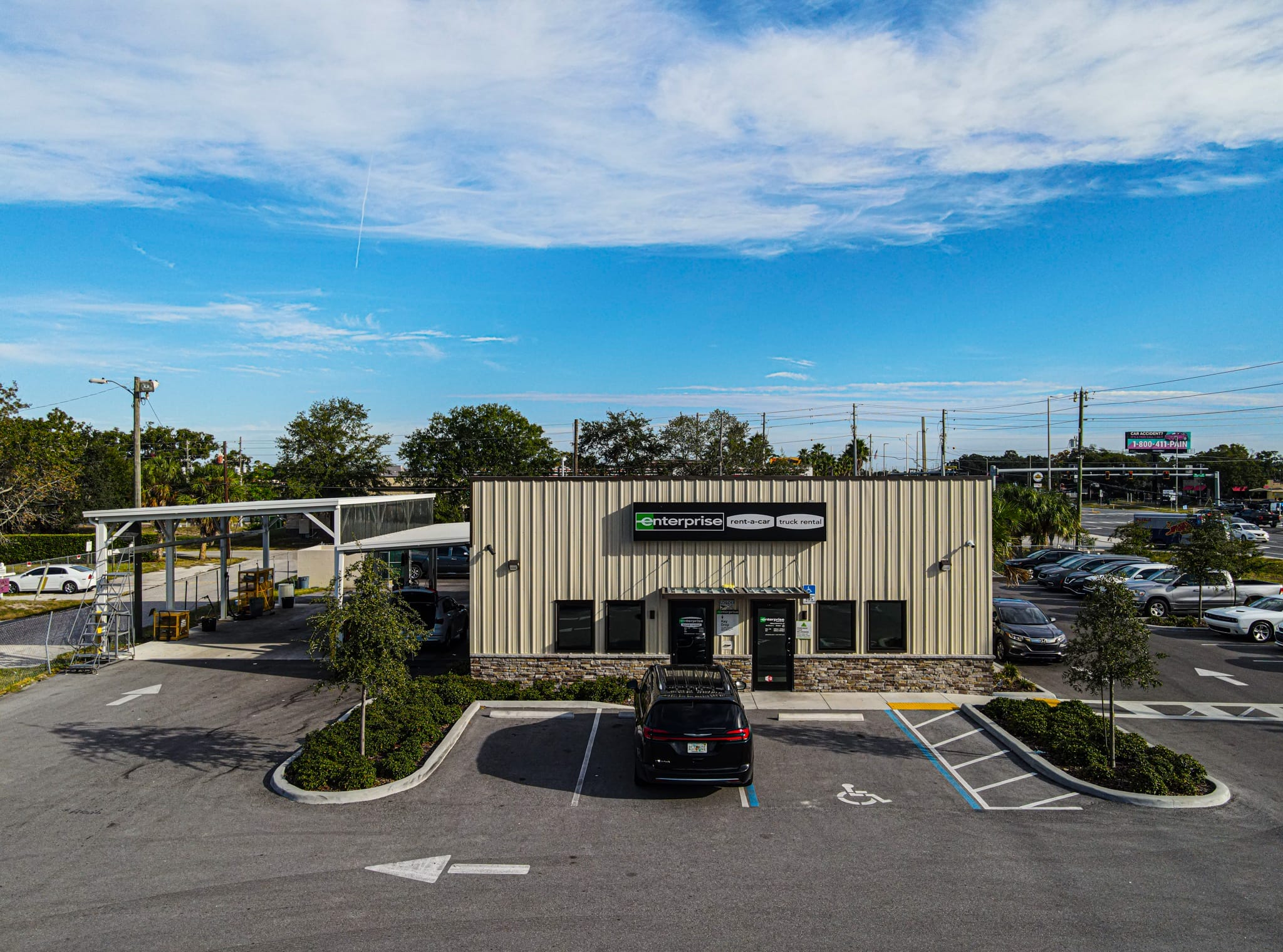 Sales Building For Enterprise Car Rental MBMI Metal Buildings